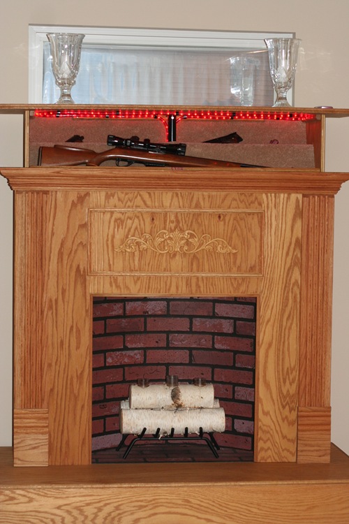 tts Custom Gun and Hidden Safe Rooms Fireplace hidden storage…